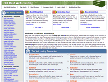 Tablet Screenshot of 100bestwebhosts.com